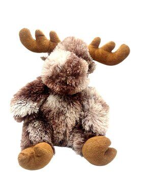 Wishpets Plush Moose Stuffed Animal 2005 Mitch Jr. Brown & Tan Polyester 12"